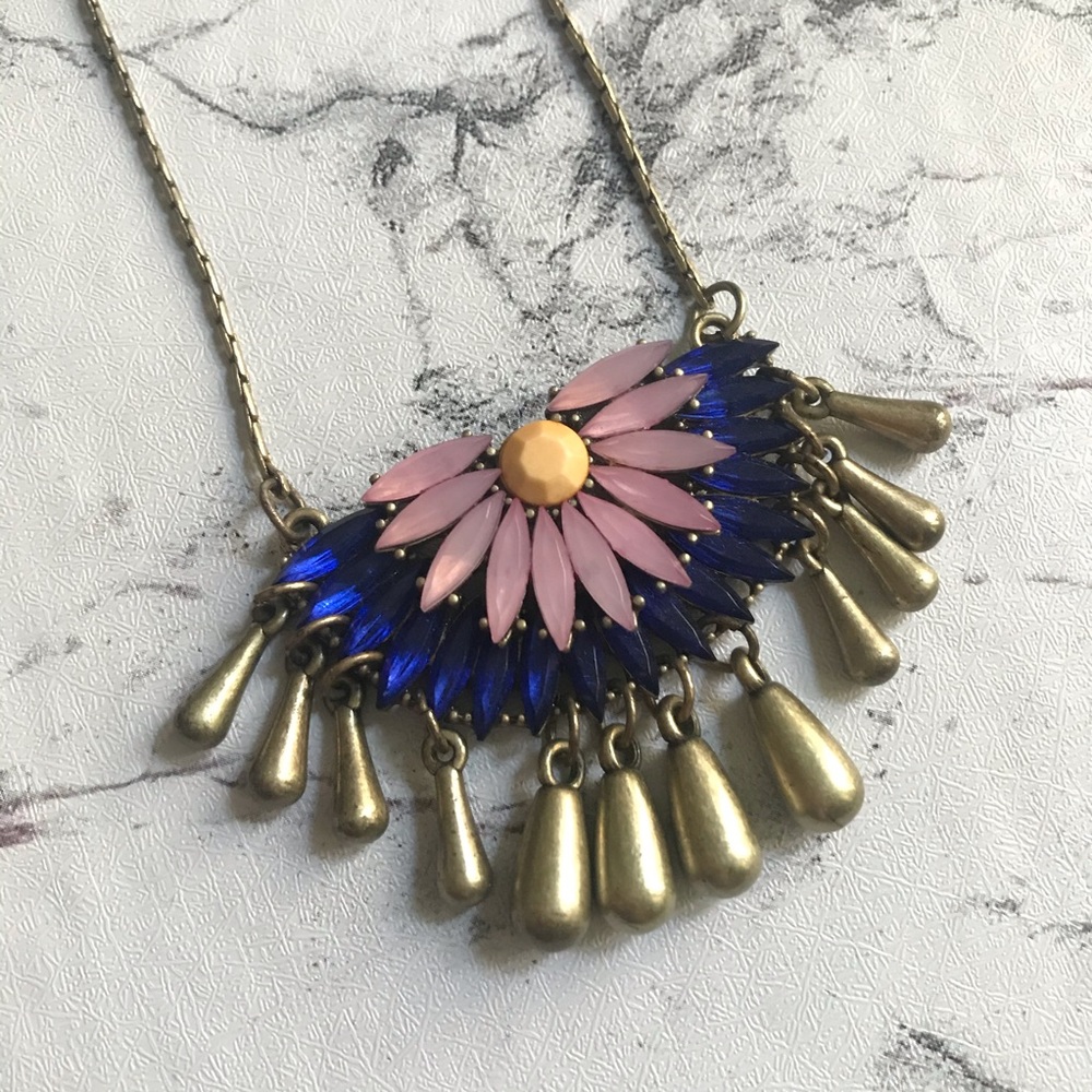 Anthropologie jeweled necklace